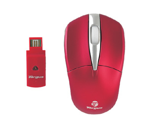 Targus Mouse Wireless Notebook Red Amw1602eu